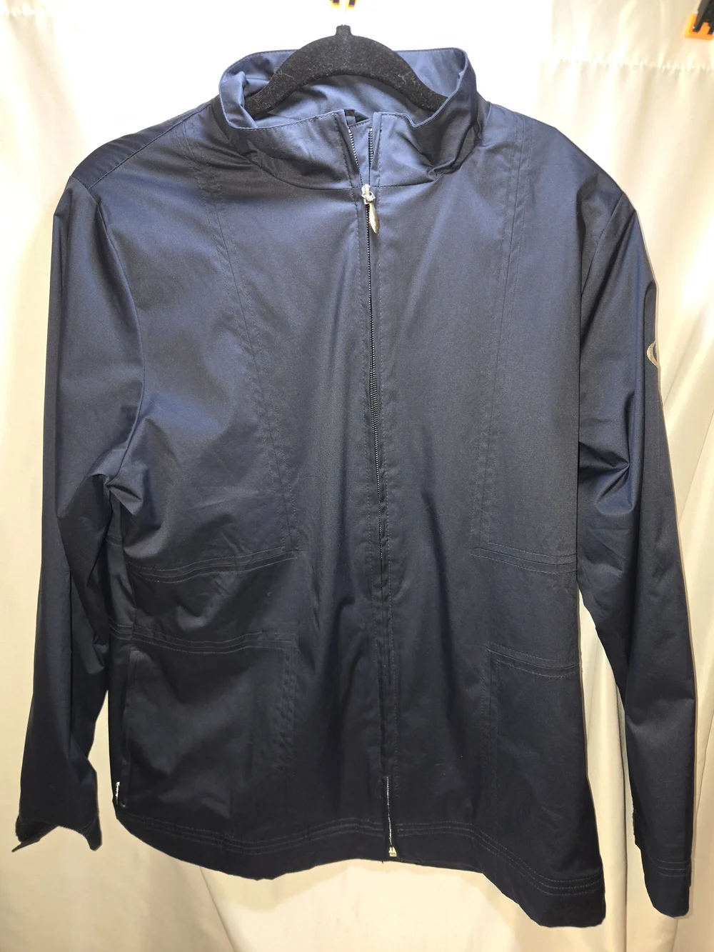 Nike Men's Navy Full-Zip Windbreaker Jacket-Deutsche Bank Championship